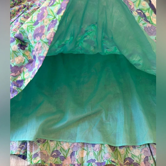 NWT Tuckernuck Hyacinth House Multi Floral Bellflower Long Sleeve Maxi Dress M - Picture 10 of 16